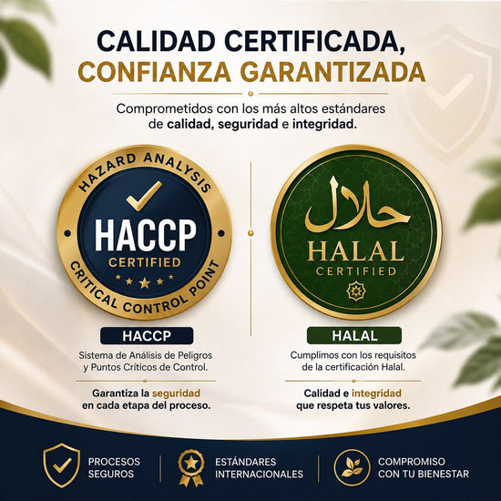 ¿Qué significan las certificaciones HACCP y HALAL? La importancia de elegir productos respaldados por estándares internacionales